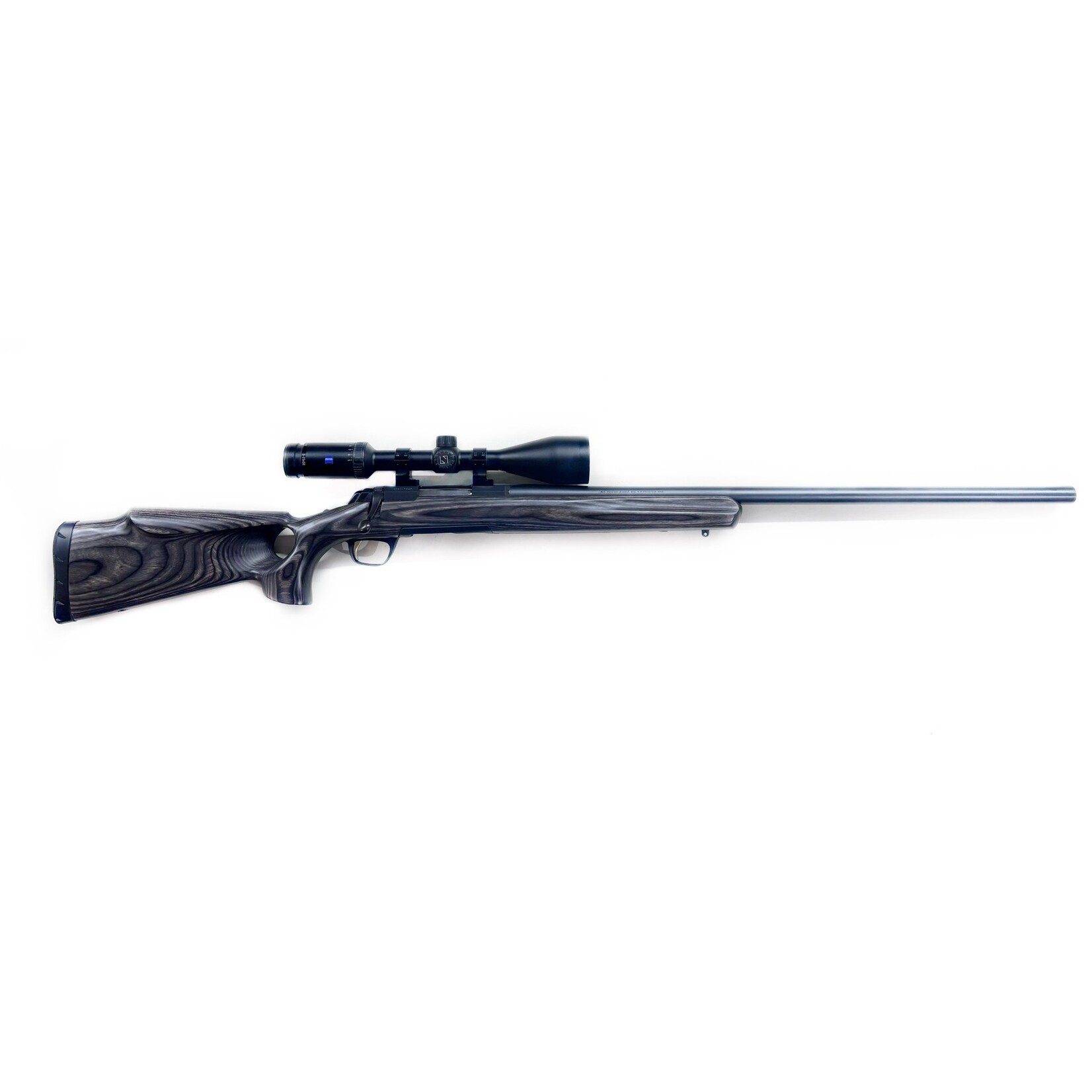 Browning USED BROWNING 6.5 CREEDMOOR X-BOLT ECLIPSE 28” HVY BRL 4 RD LAMINATE GRE/BLK TH STOCK W/ CONQUEST 5-25X50 SCOPE/ HARD CASE