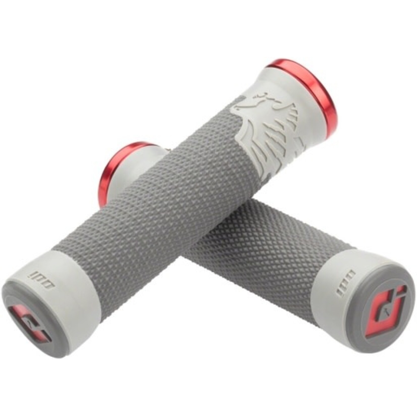 ODI ODI AG2 GRIPS- GRAPHITE, COOL GRAY, LOCK-ON