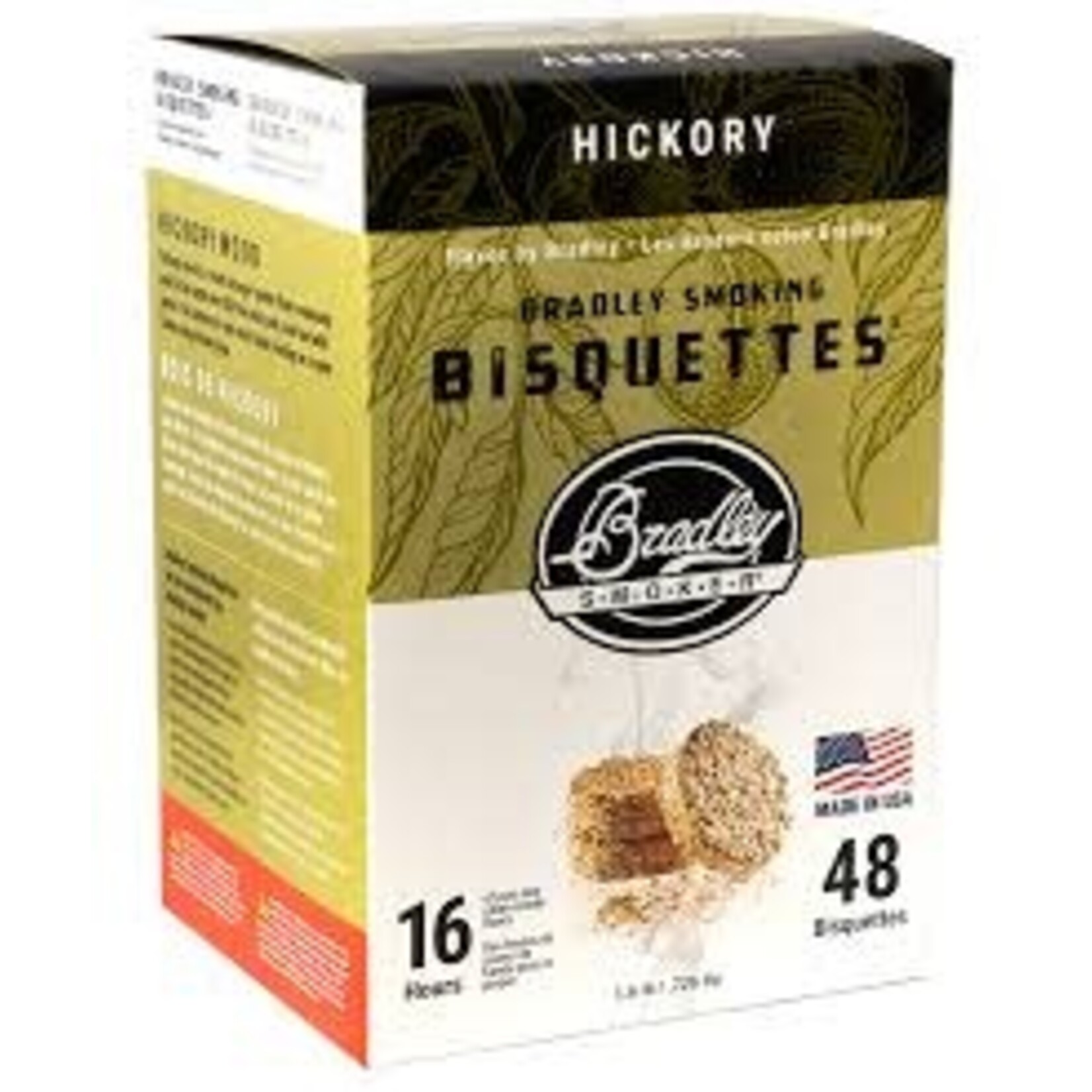 Bradley Technologies BRADLEY BISQUETTES HICKORY 48 CT