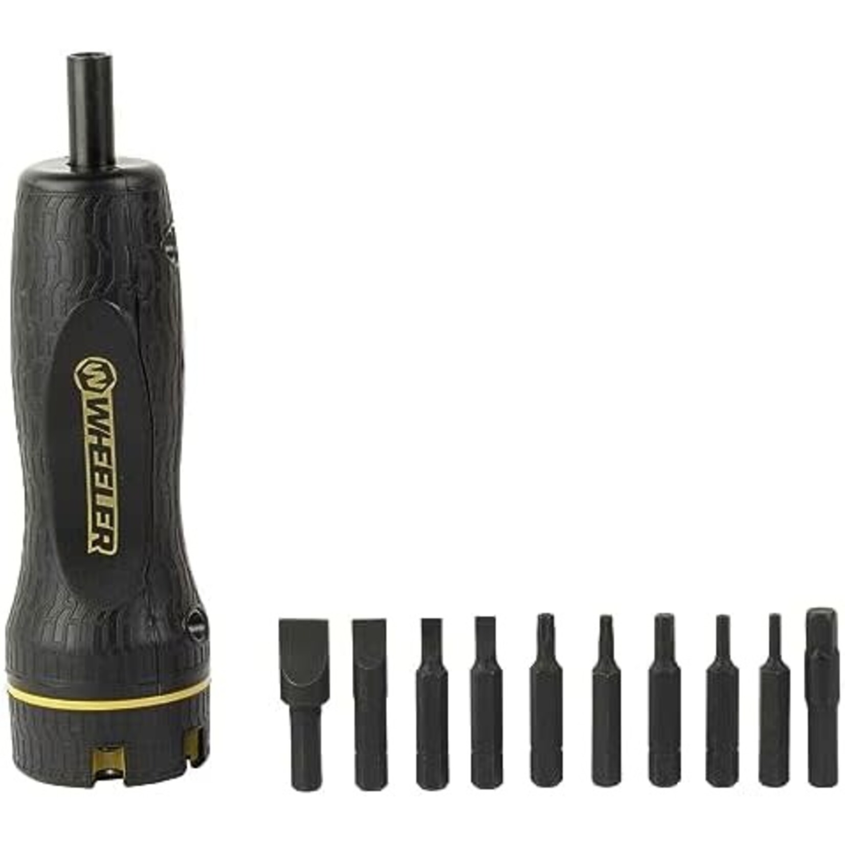 WHEELER DIGITAL F.A.T WRENCH W/ 10 BITS SET BLACK