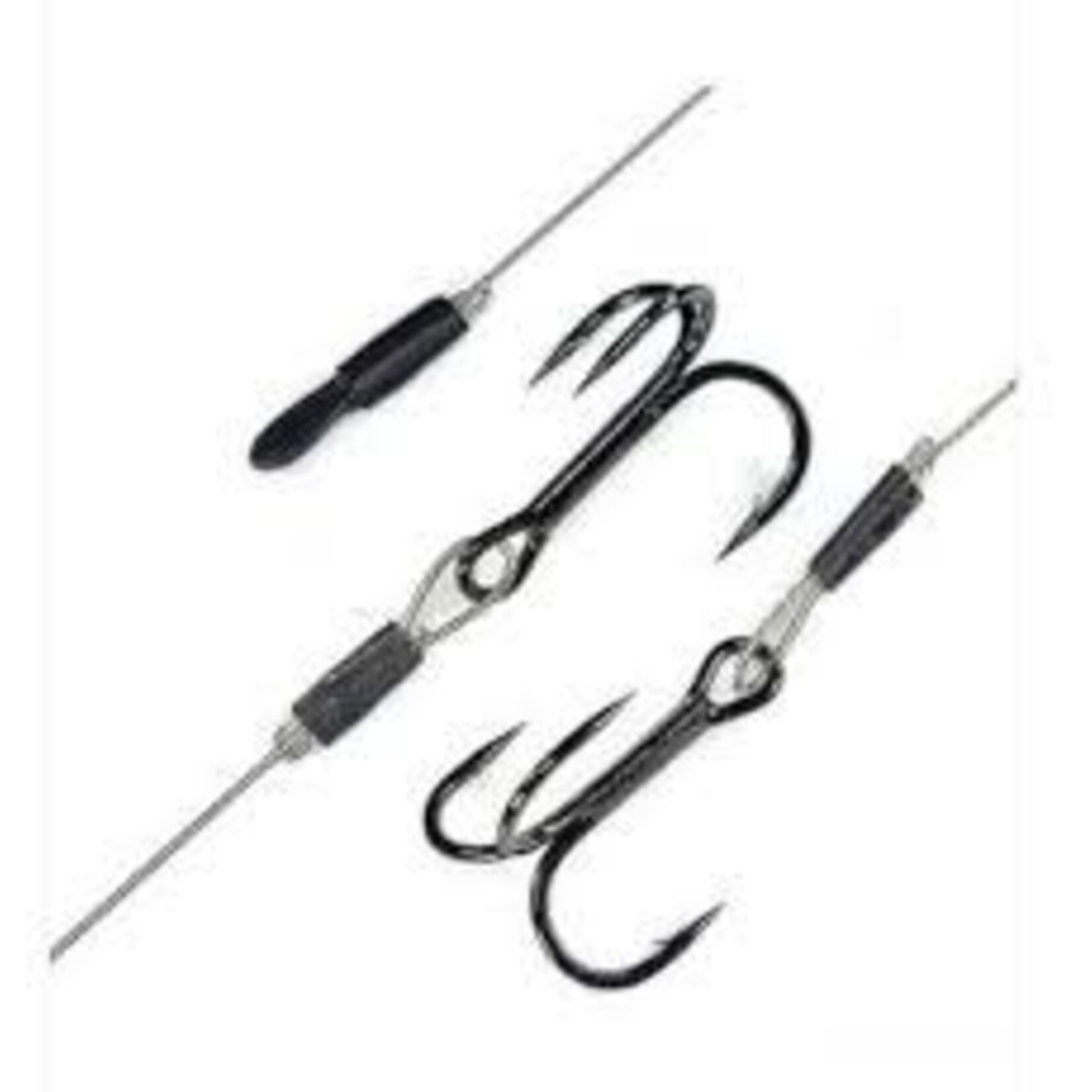 GAMAKATSU TREBLE STINGER RIG WIRE LEADER  HOOK SIZE #8