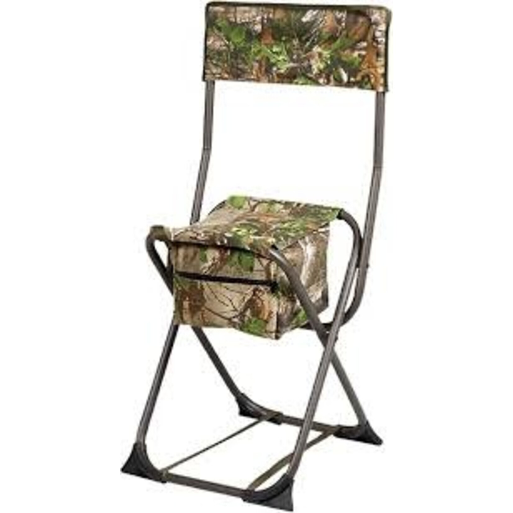 HUNTER'S SPECIALTIES INC. HUNTER SPECIALTIES CAMO CHAIR DOVE W/BACK  REST FOLDING