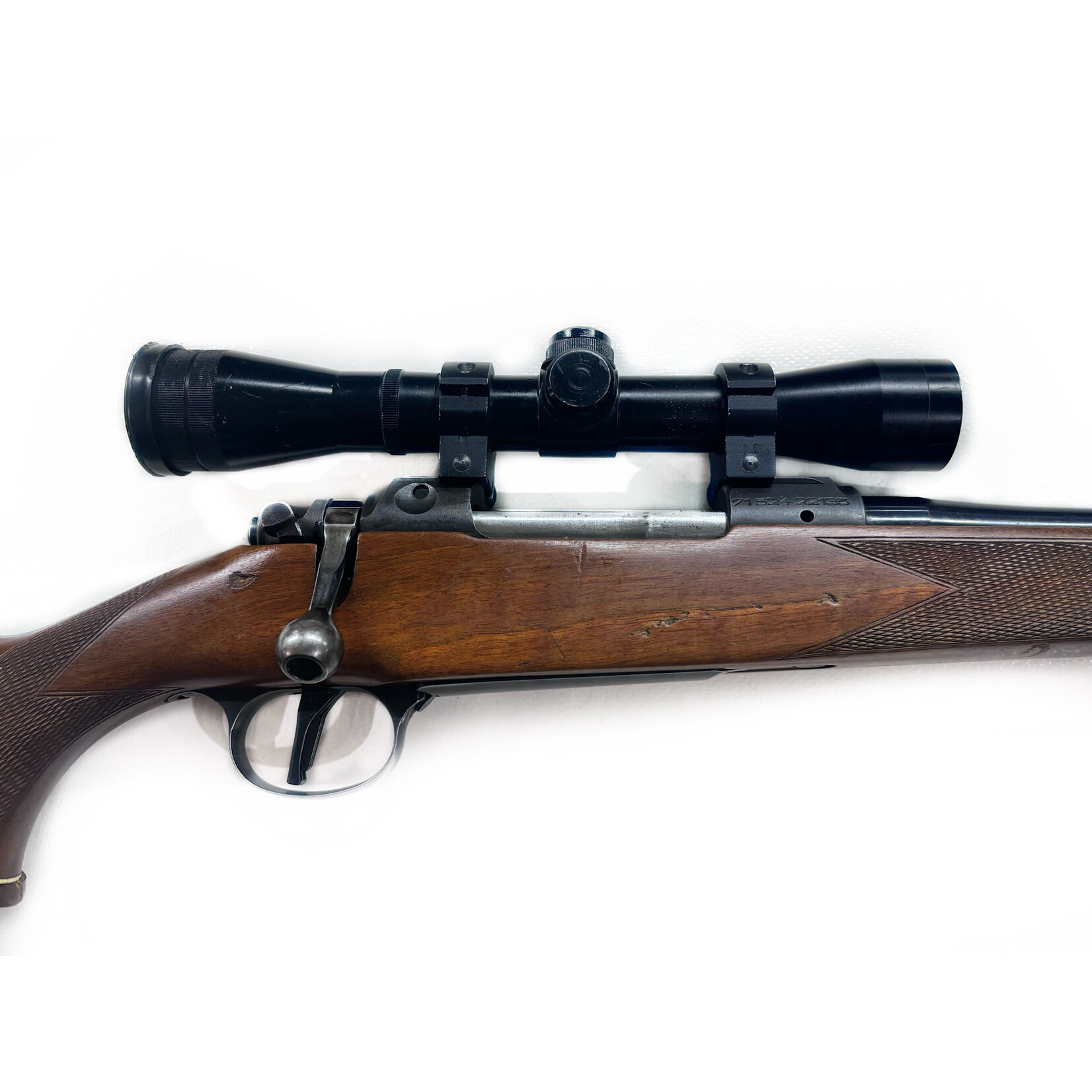 USED BRNO CZECH 270 WIN 24" BAR 5 RND MAG LEATHER SLING, W/SCOPE