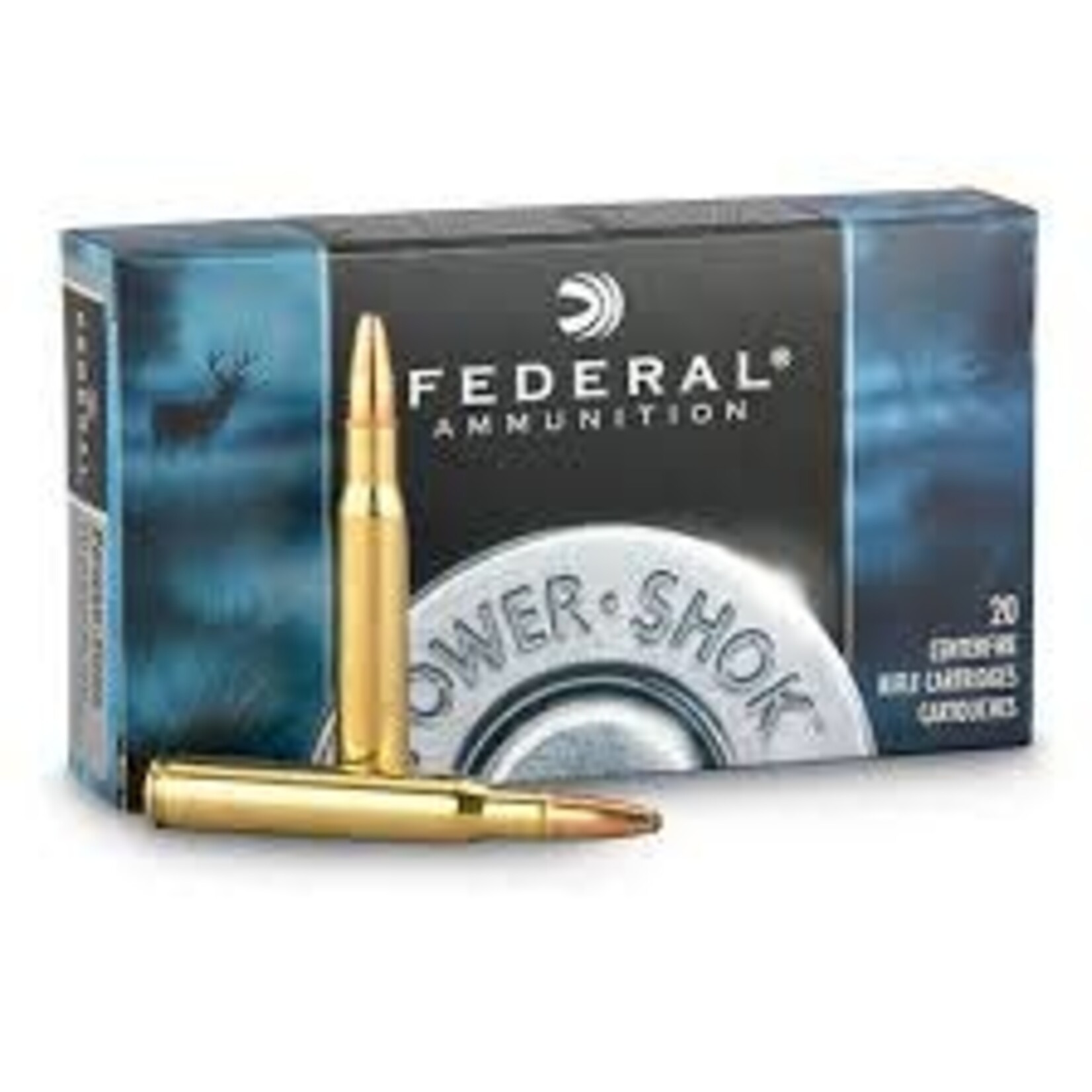 FEDERAL FEDERAL 243 WIN 80 GR JSP POWER-SHOK 20 RNDS