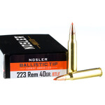 NOSLER 223 REM 40GR LEAD FREE VARMINT BALLISTIC TIP 20 RNDS