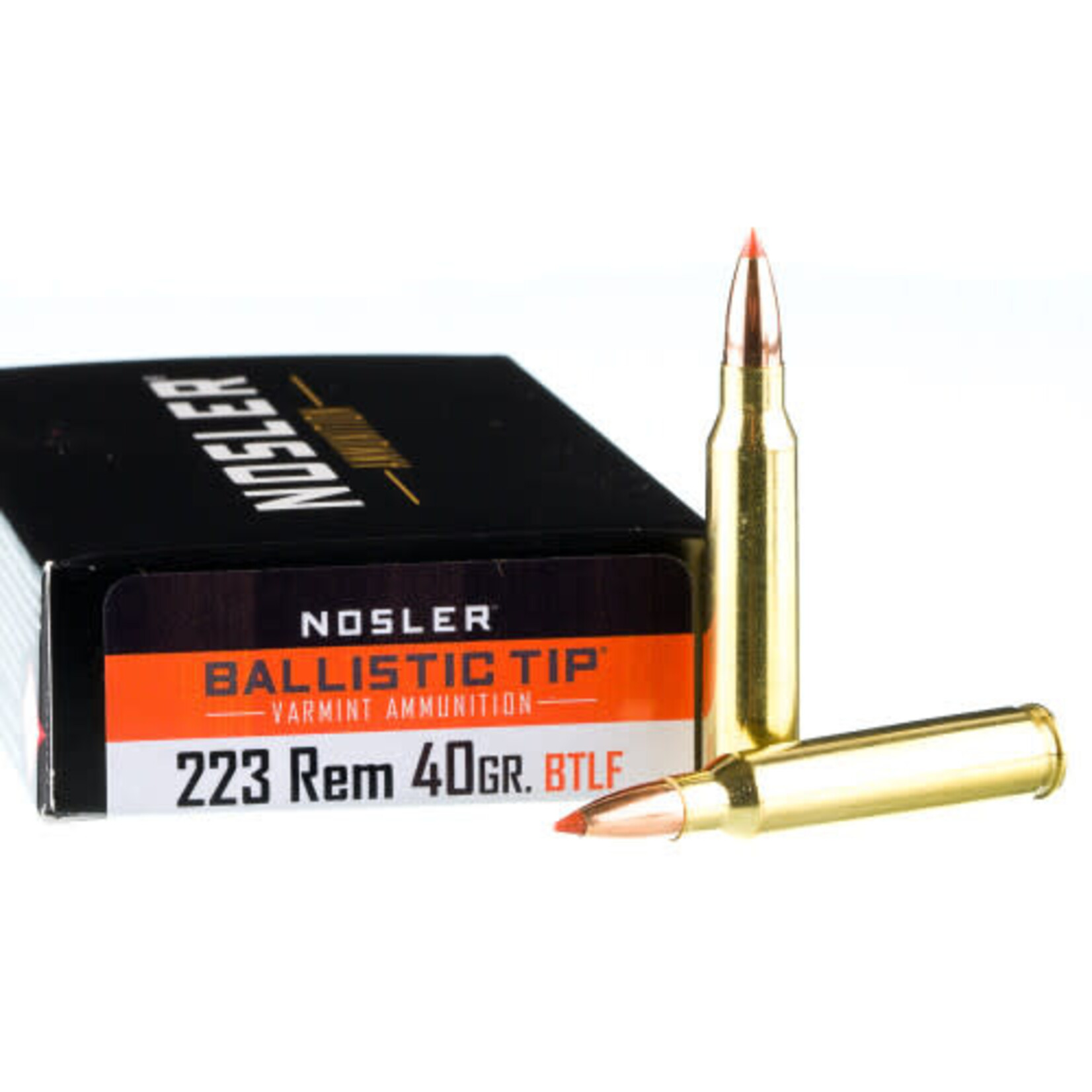 NOSLER 223 REM 40GR LEAD FREE VARMINT BALLISTIC TIP 20 RNDS