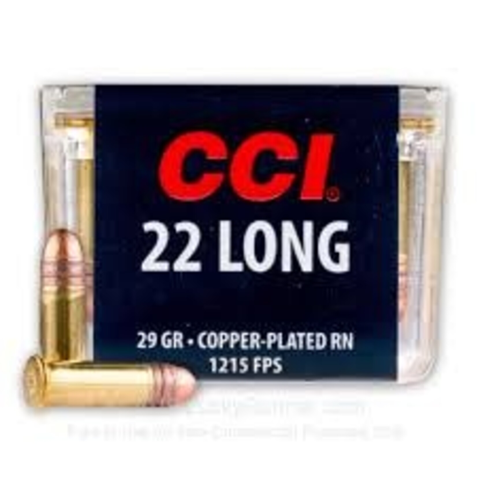 CCI CCI 22 LONG HV RIMFIRE COPPER PLATED ROUND NOSE 1215 FPS 29 GR
