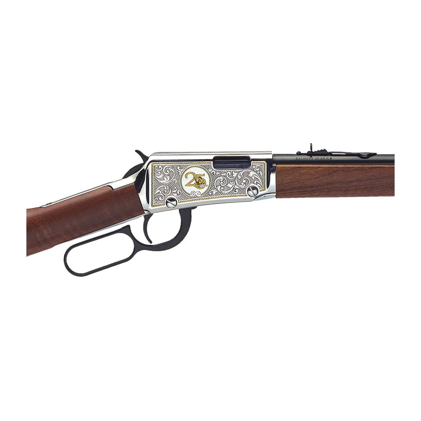 HENRY HENRY 22 S/L/LR LEVER ACTION H001-25 25TH EDITION 18.5” BLUED BRL ENGRAVED 15+1