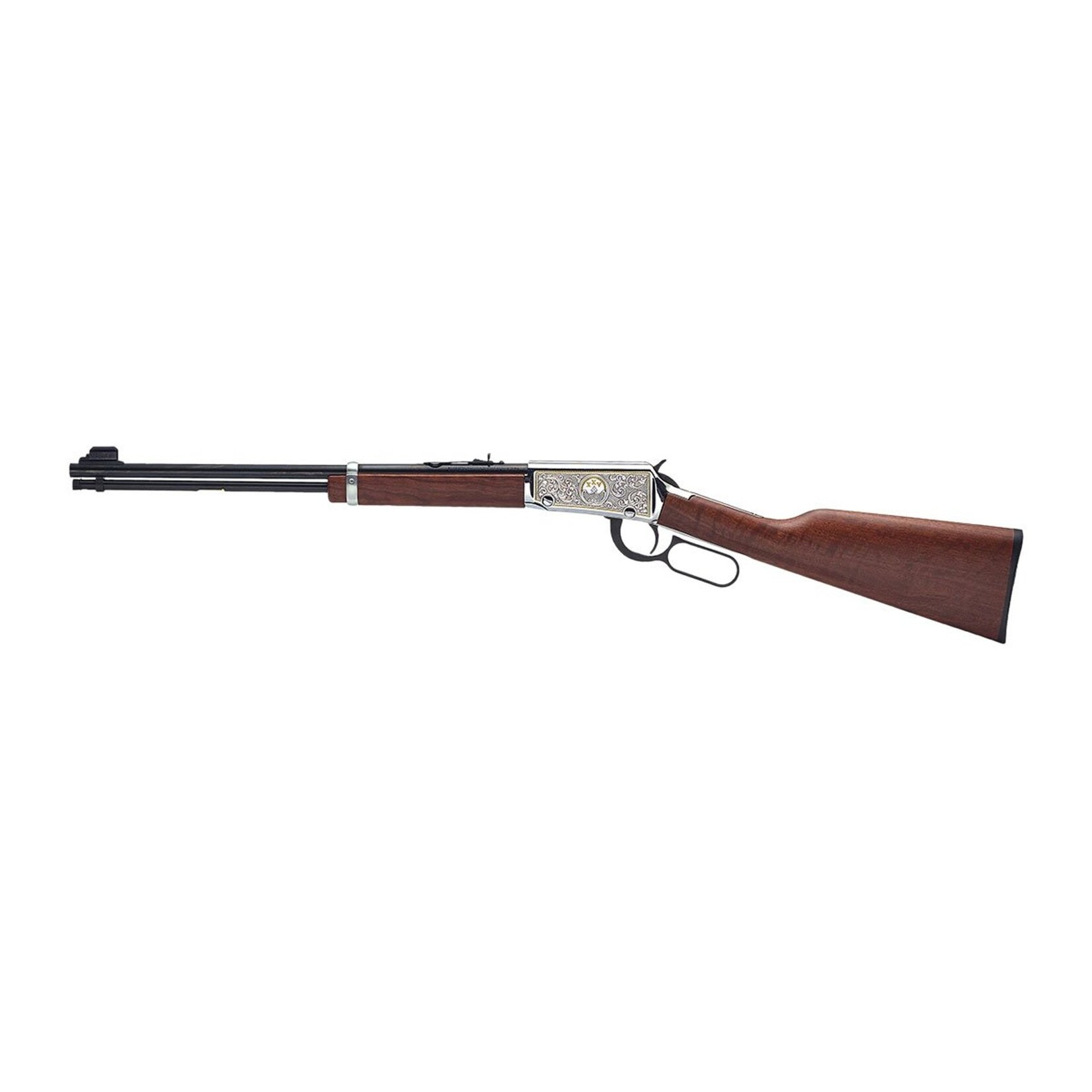 HENRY HENRY 22 S/L/LR LEVER ACTION H001-25 25TH EDITION 18.5” BLUED BRL ENGRAVED 15+1