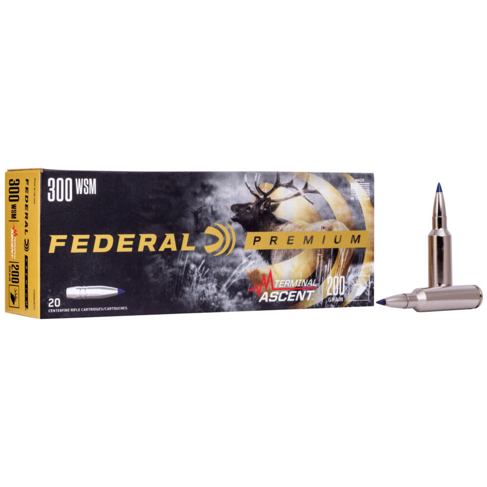 FEDERAL FEDERAL 300 WSM 200GR TERMINAL ASCENT PREMIUM 20 RNDS