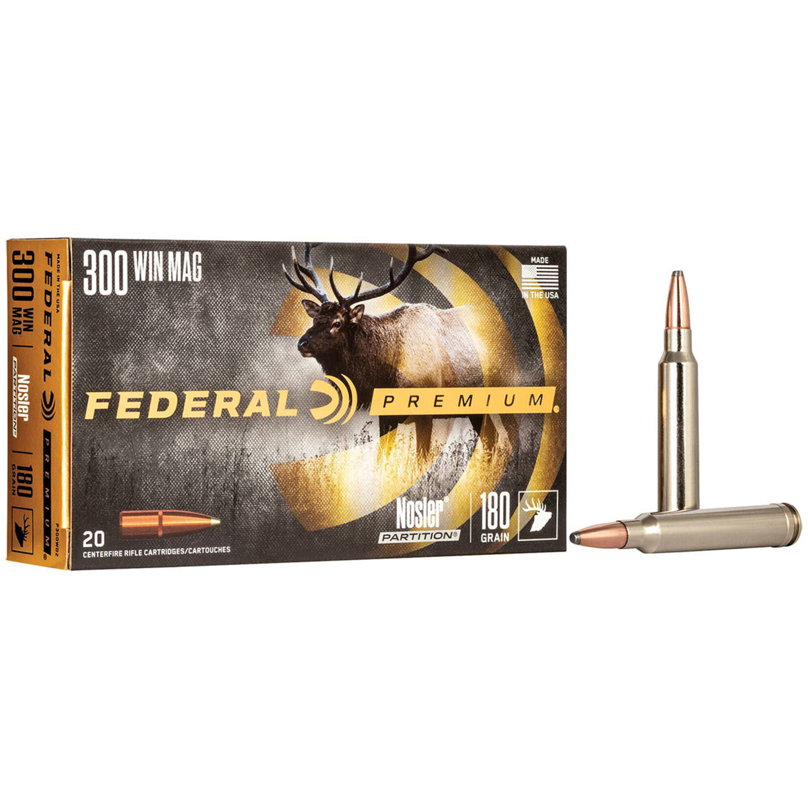 FEDERAL FEDERAL 300 WIN MAG 180 GRAIN NOS P300WD2