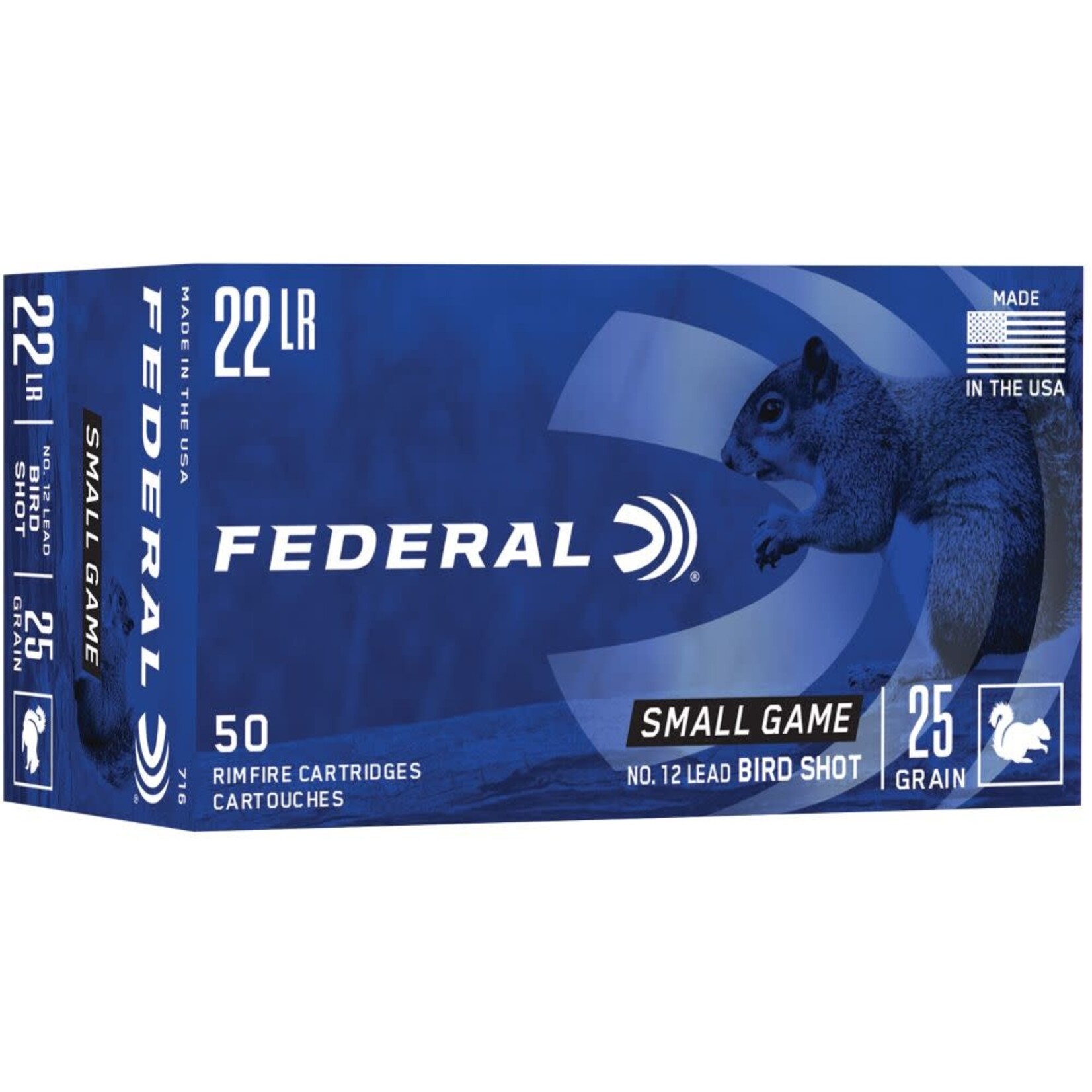 FEDERAL FEDERAL GAME-SHOK 22 LONG RIFLE #12 BIRDSHOT 25 GRAIN