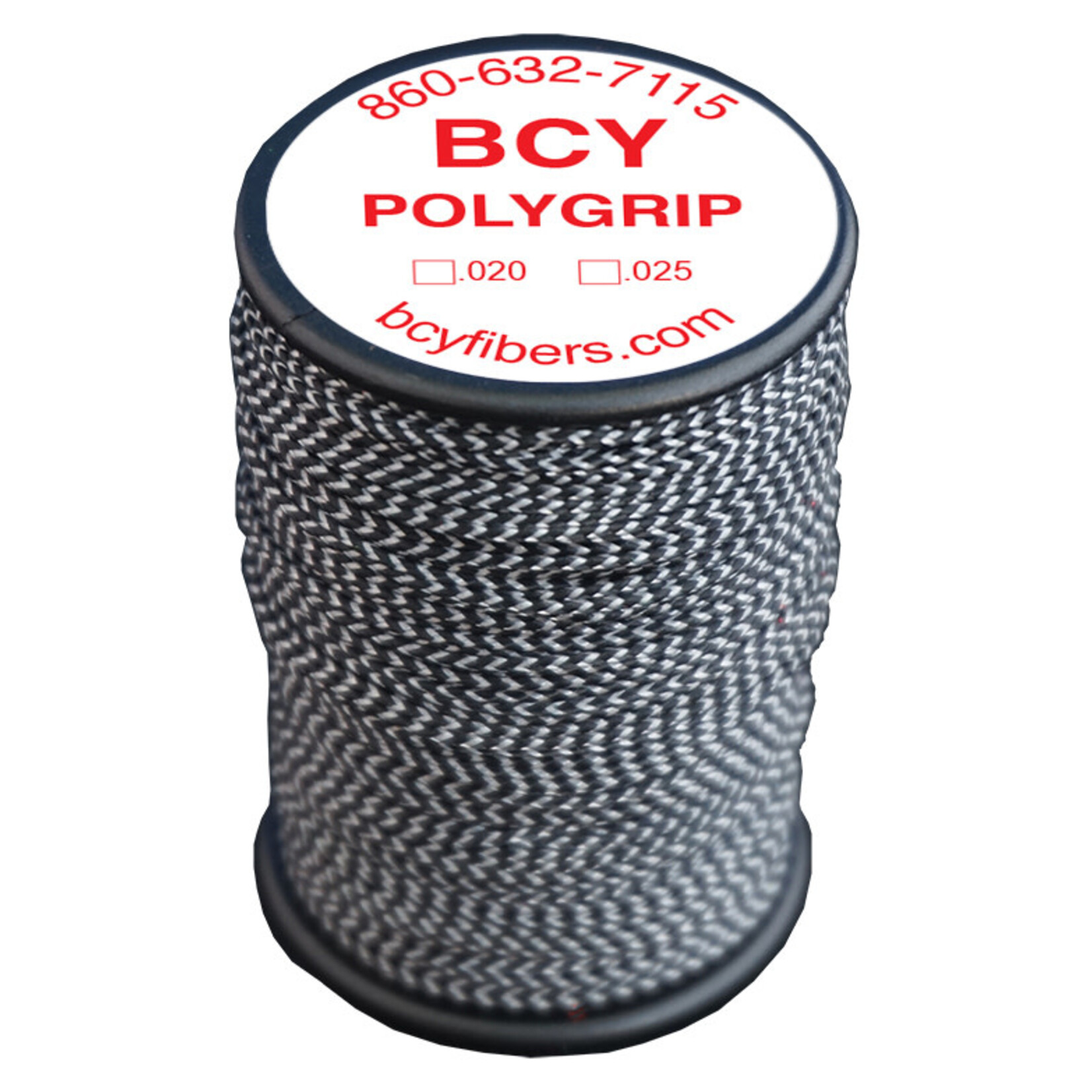 BCY BCY CENTER SERVING THREAD #.021 75 YRD BLACK/SILVER