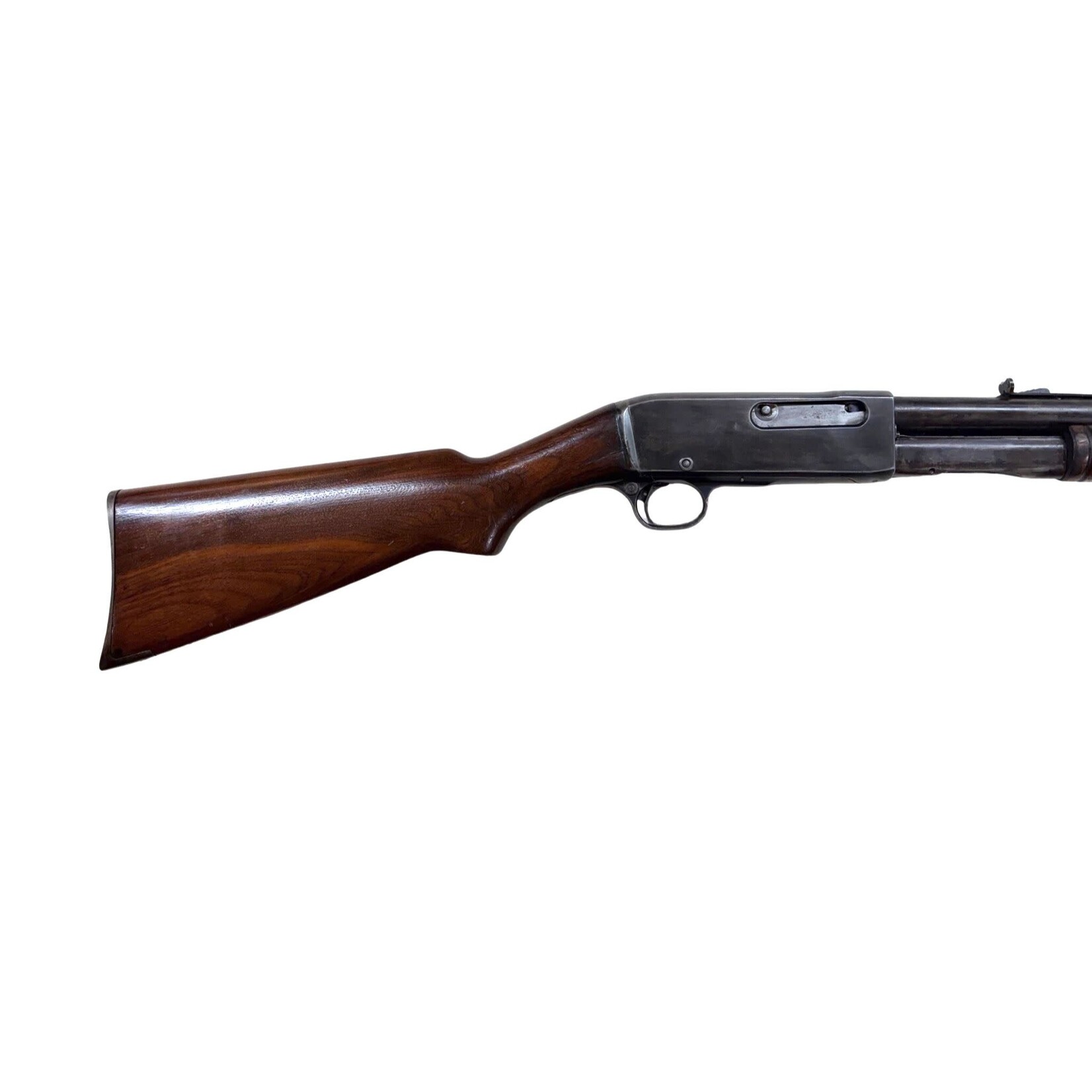 REMINGTON USED REMINGTON .32 REM MODEL 14 PUMP ACTION TAKEDOWN RIFLE 22" BARREL 4+1 ROUNDS BORN 1923