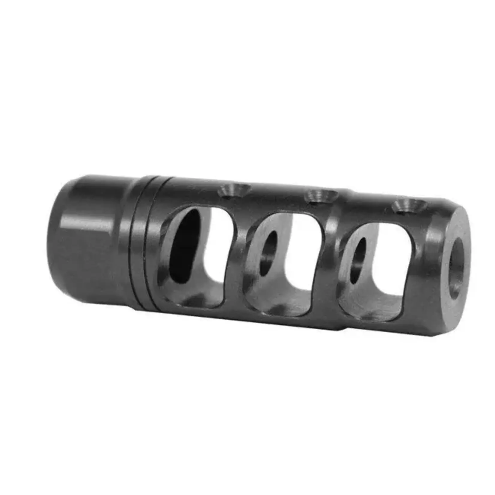 MAPLE RIDGE ARMOURY ROCK SOLID MUZZLE BRAKE .458 CAL 5/8X24 THREAD BLACK