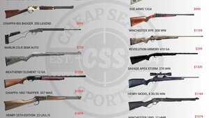 NEW FIREARMS FOR SALE!