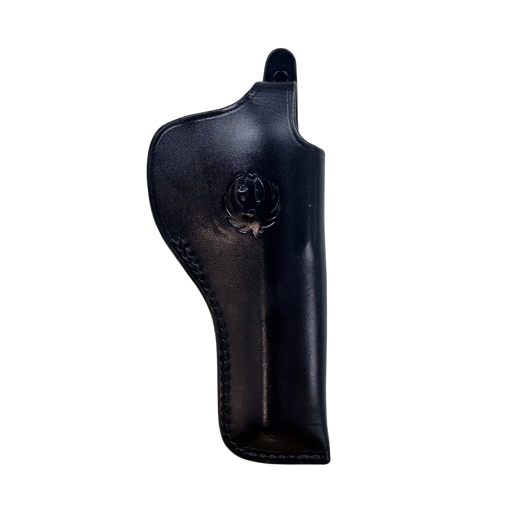 RUGER RUGER IVORY GRIP AND LEATHER REVOLVER HOLSTER