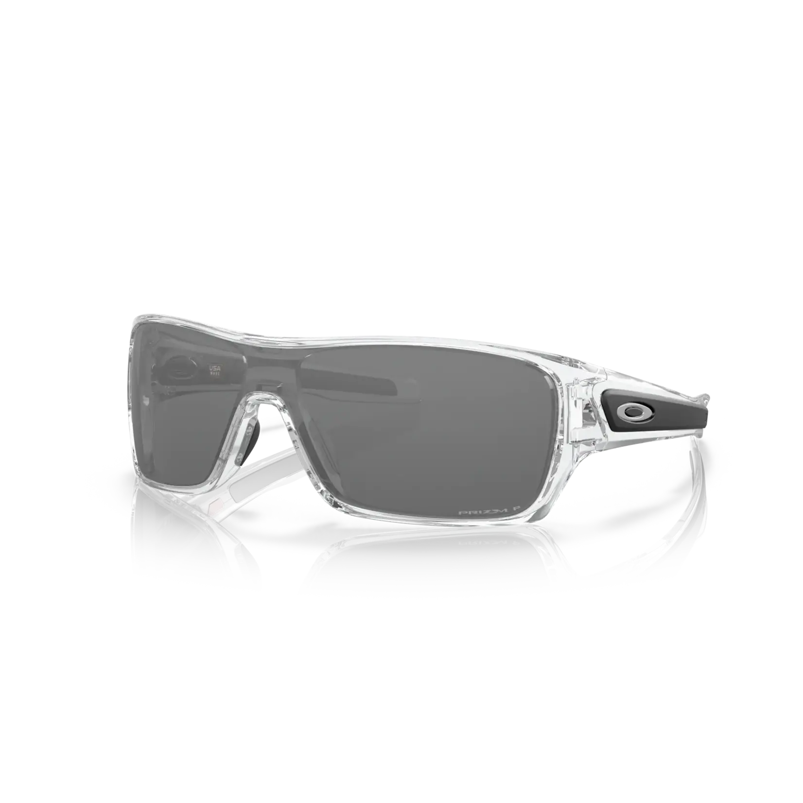 Oakley Canada OAKLEY TURBINE ROTOR POLISHED CLEAR W/PRIZM IRIDIUM POLARIZED SUNGLASSES