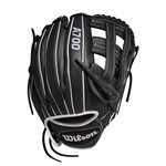 WILSON WILSON BALL GLOVE A700 FASTPITCH LH 12"  BLK/WHITE (THROW LEFT)