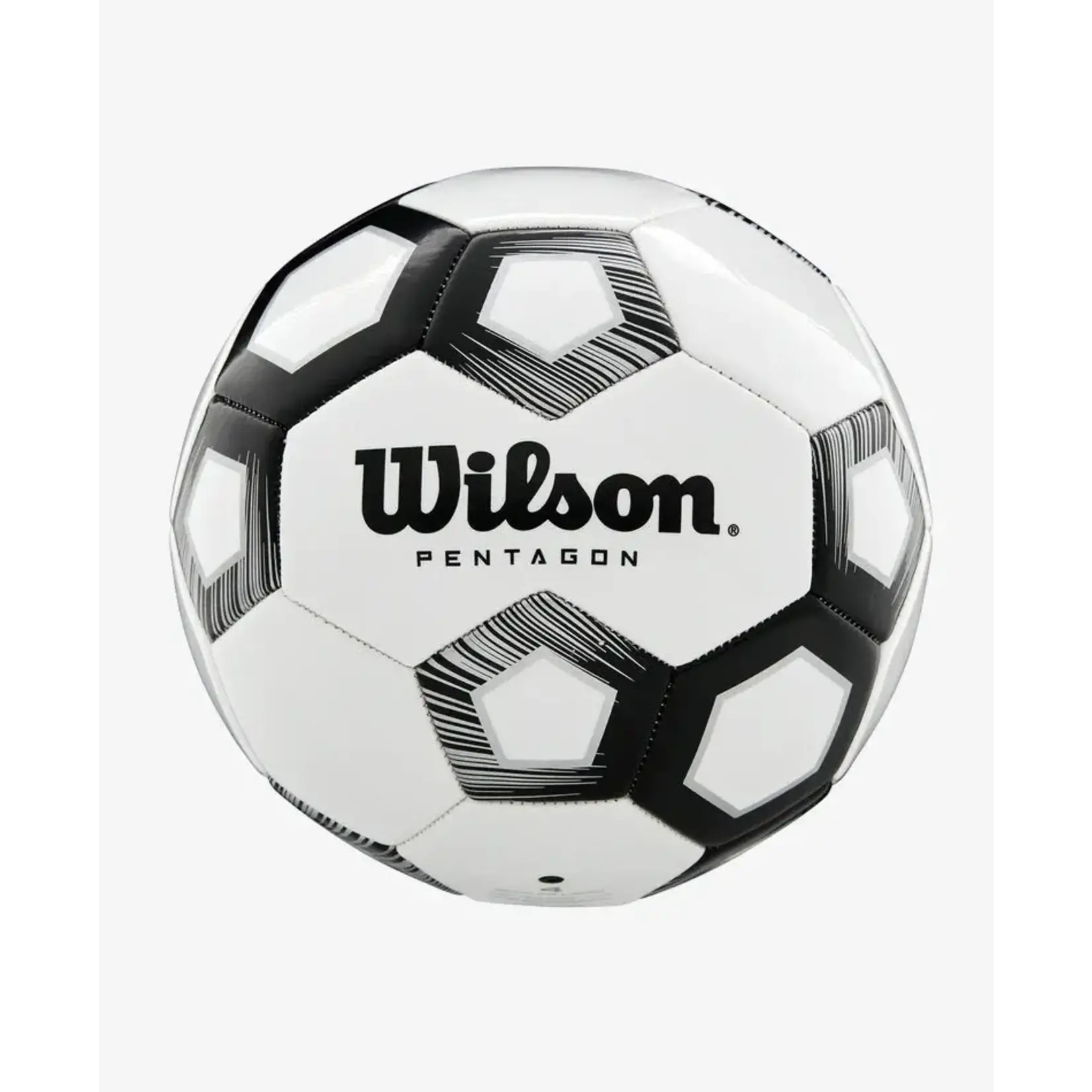 WILSON WILSON SOCCER BALL PENTAGON #5 BLK/WHITE/GREY