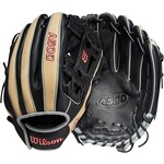 WILSON WILSON BALL GLOVE A500 11.5" LH BLK/WHT/BLON ( THROW LEFT )