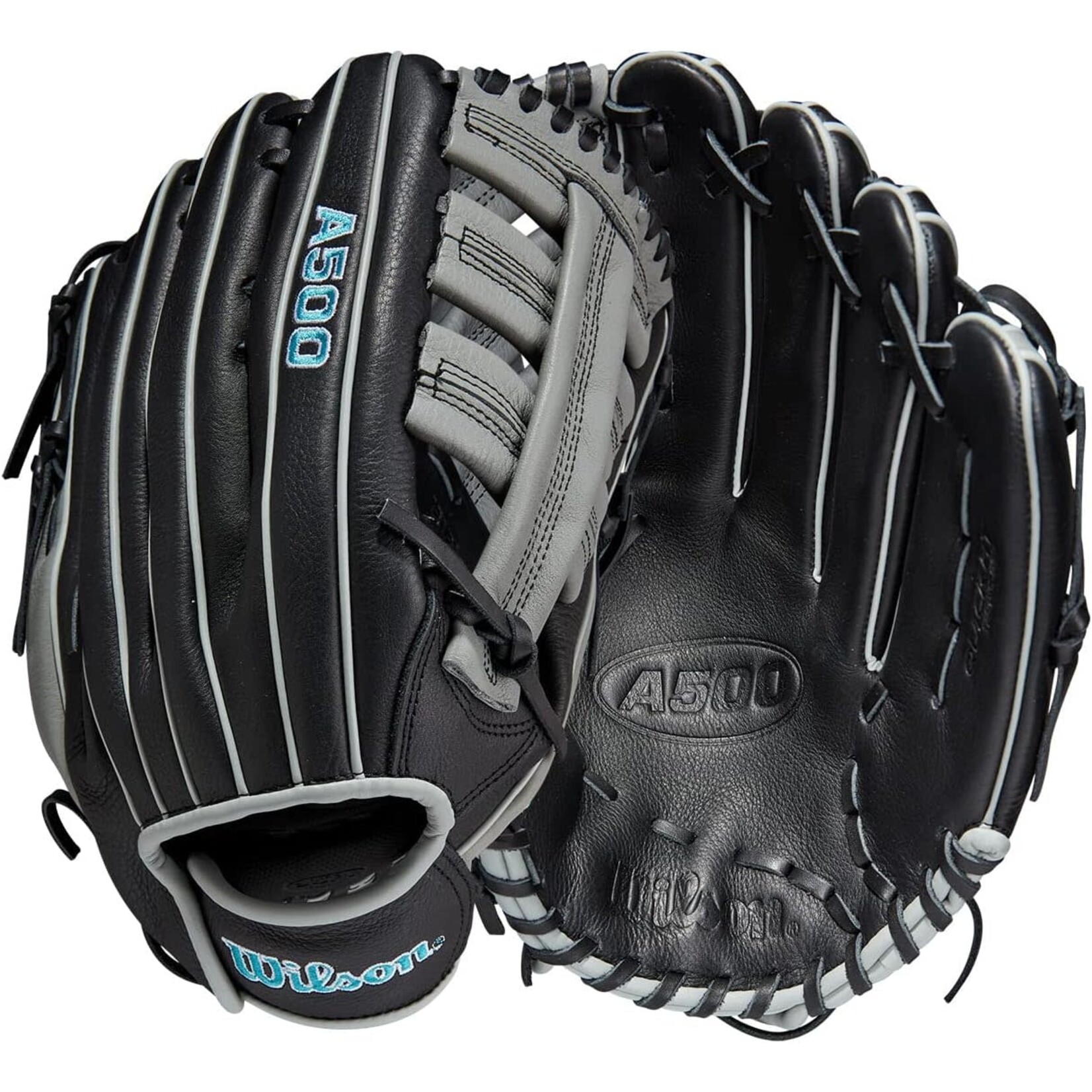 WILSON WILSON BALL GLOVE A500T 12.5" BLACK-GREY-TROP LH (THROW LEFT)