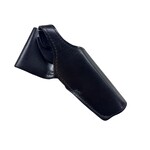 RUGER LEATHER HOLSTER REVOLVER RH BLACK WITH SNAP AND BELT LOOP