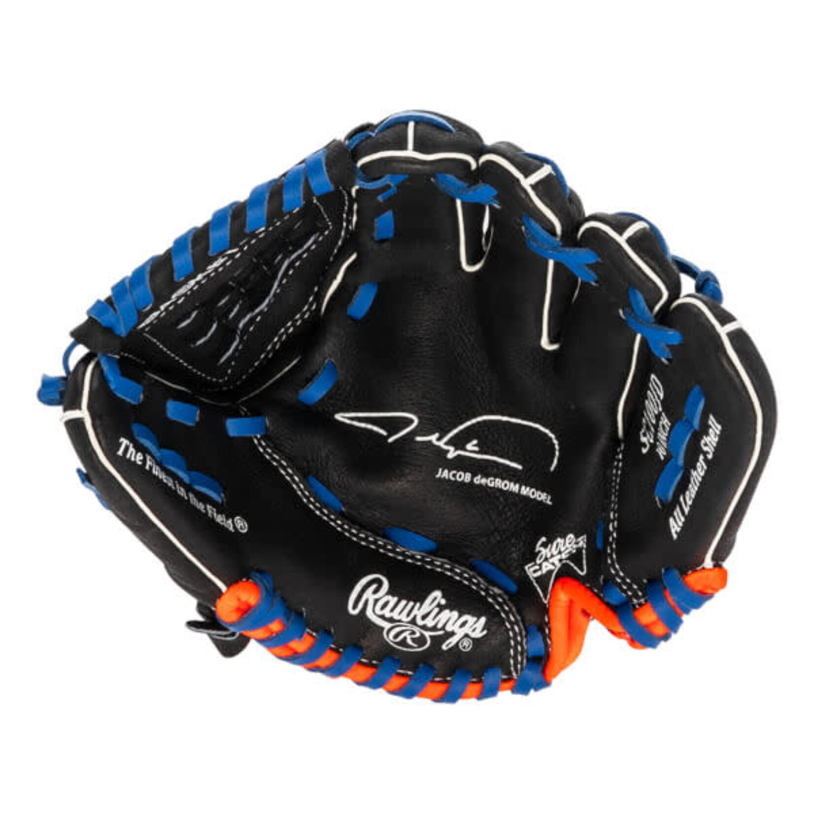 RAWLINGS RAWLINGS SURE CATCH JACOB DEGROM GLOVE BLACK/ORANGE