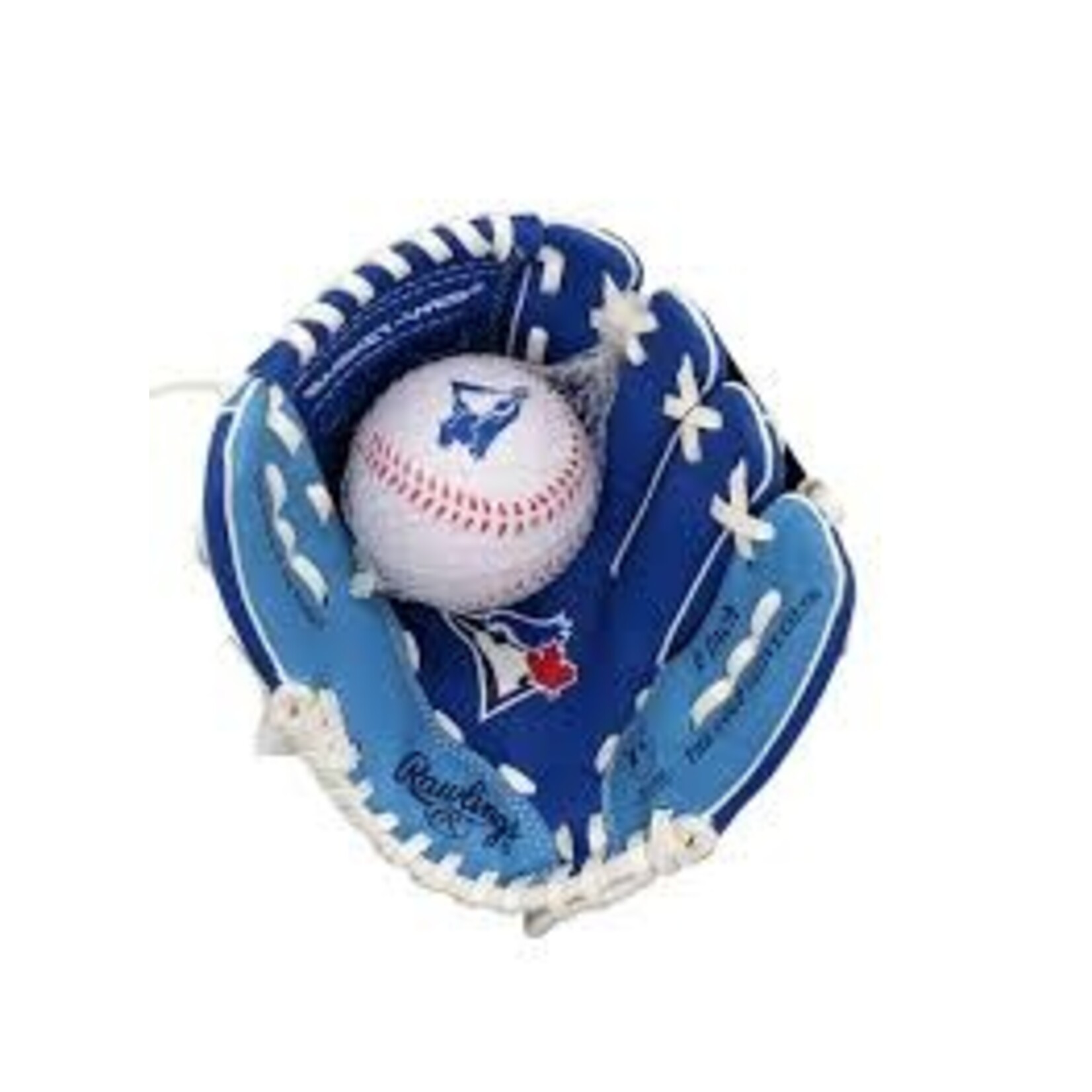 RAWLINGS RAWLINGS PLAYERS SERIES BLUEJAYS 9 INCH GLOVE W/BALL- THROW RIGHT