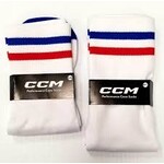 CCM Hockey CCM PERFORMANCE CREW SOCK- WHITE/BLUE/RED