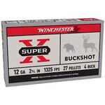 WINCHESTER WINCHESTER SS BUCKSHOT AMMO 12GA 2-3/4" 27 PELLETS