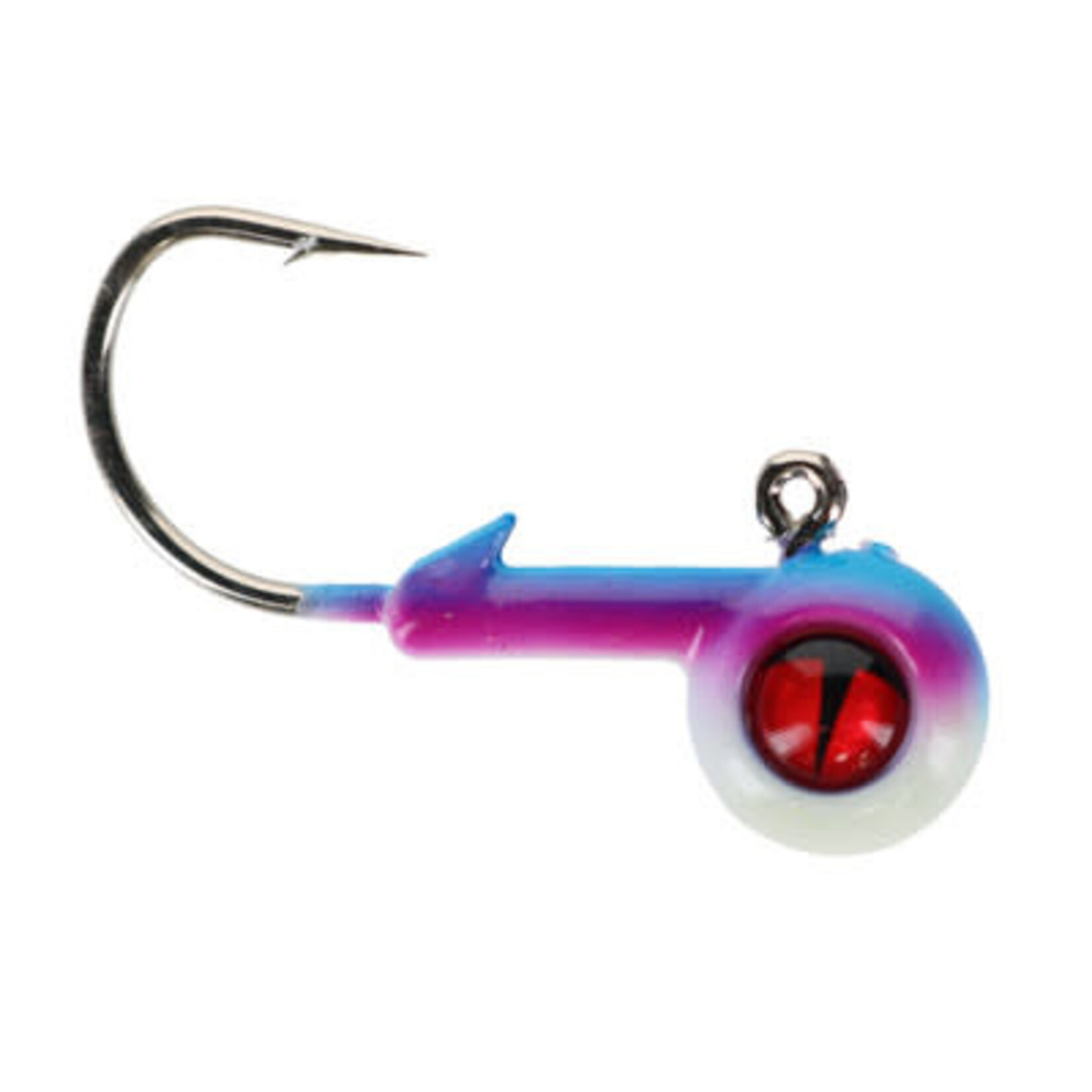 NORTHLAND TACKLE TUNGSTEN JIG 1/4 OZ 2/0 HK SUPER GLO RAINBOW