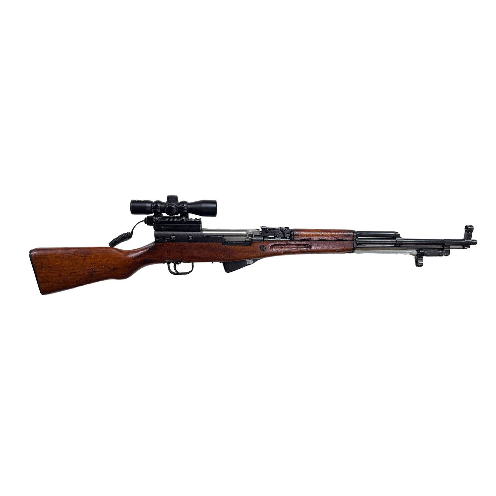 USED CHINESE SKS 7.62X39 5 ROUNDS 20.5" BARREL OPEN SIGHTS NCSTAR 4X30 SCOPE BAYONET