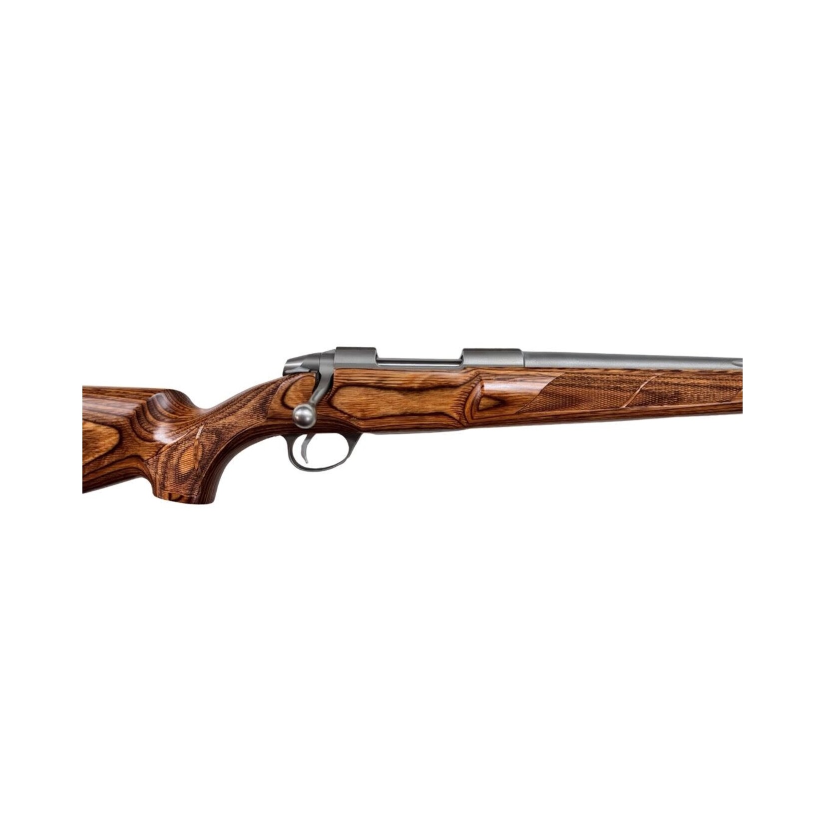 SAKO USED SAKO 243 WIN MODEL 75 VARMINT III BOLT ACTION HEAVY FLUTED STAINLESS STEEL 23.5" BARREL DETACHABLE MAG 5+1 ROUNDS LAMINATED STOCK