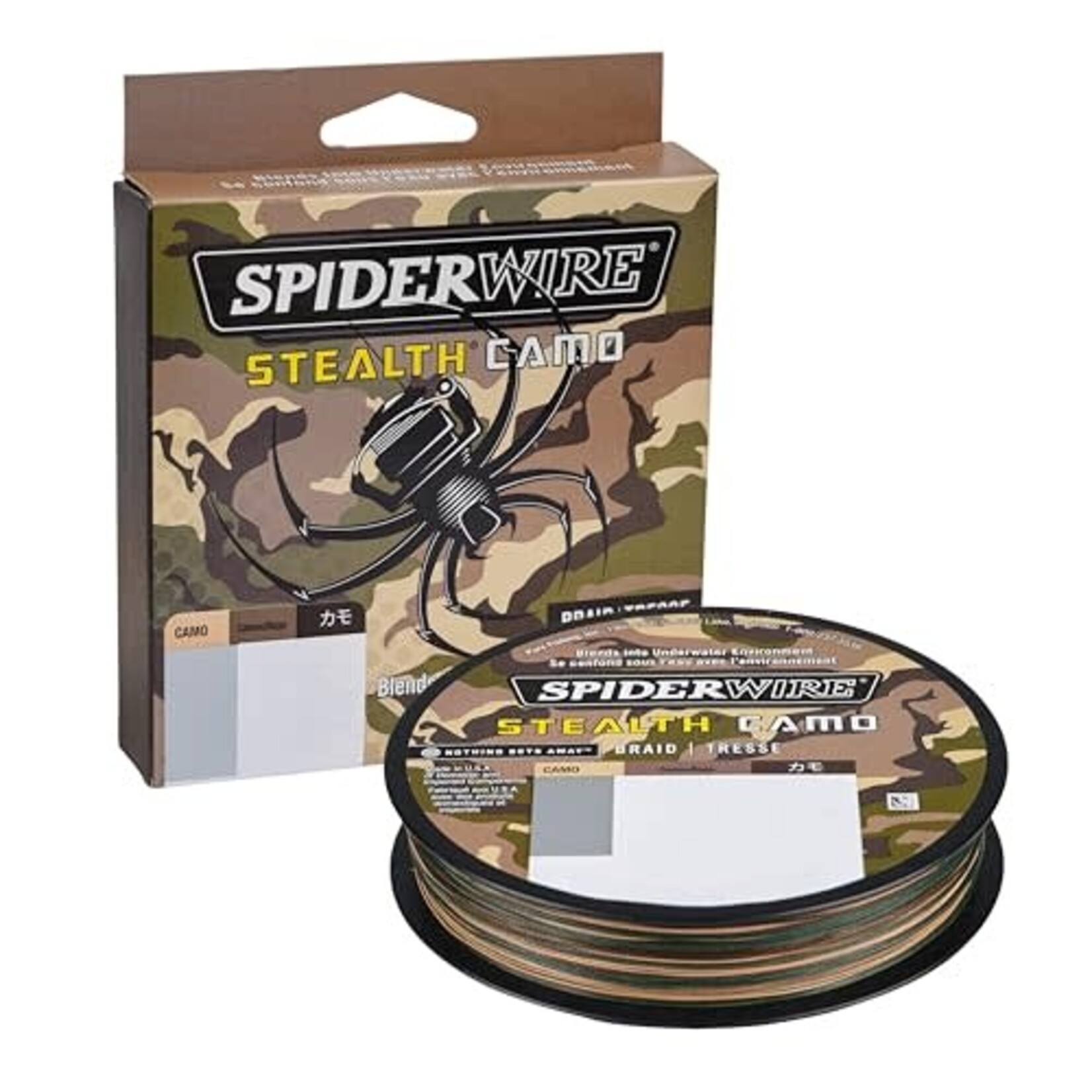 SPIDERWIRE Braided Line 8/1.5Lb/Dia 125Yds Camo Spiderwire SCS8C-125 Stealth