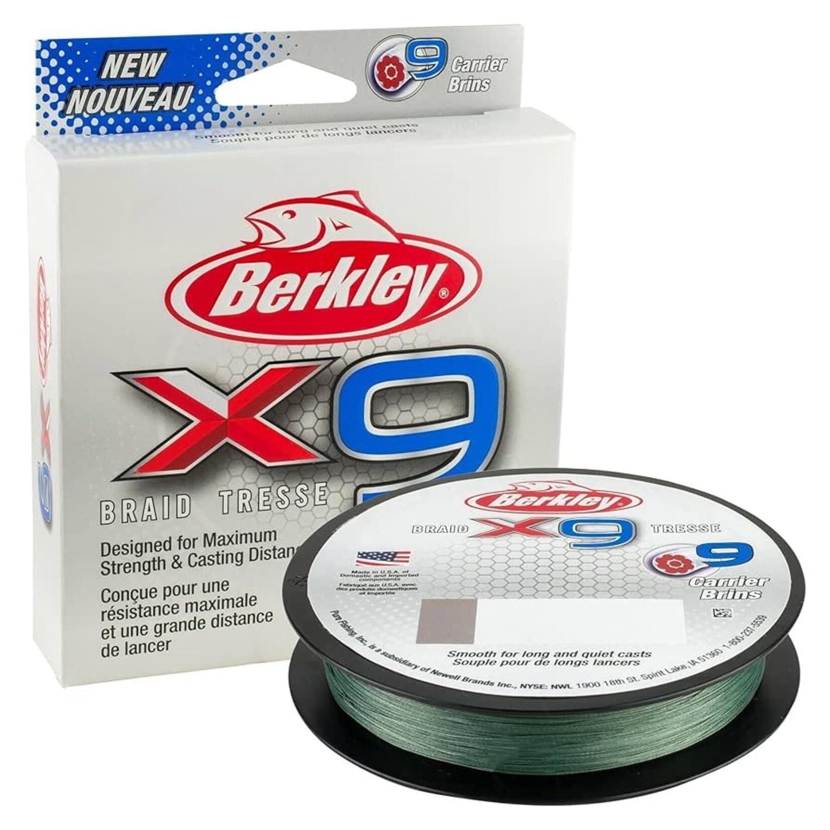 Berkley BERKLEY X9 BRAID FILLER SPOOLS CRYSTAL 328 yards