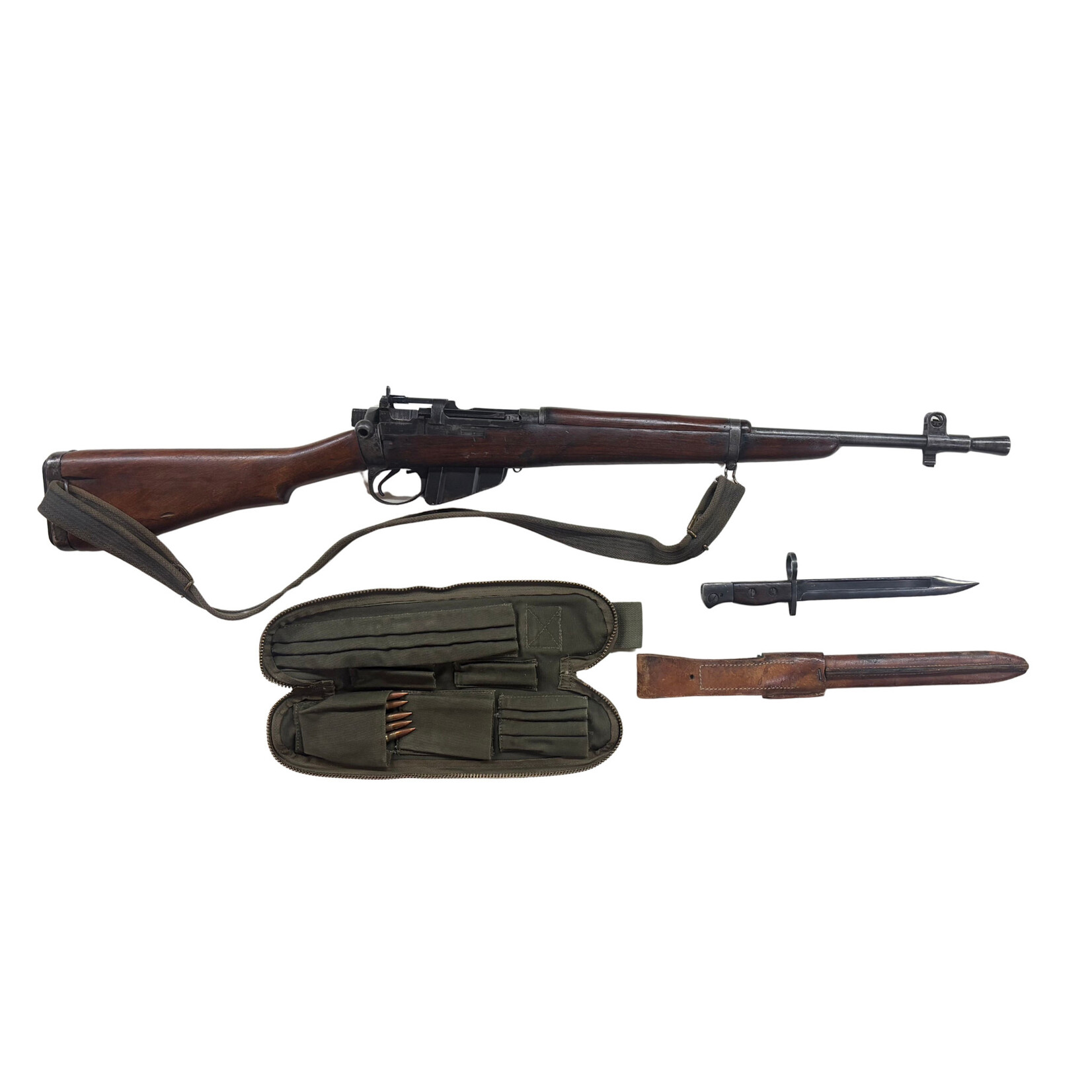 USED LEE ENFIELD 303 BRITISH NO 5 MARK I JUNGLE CARBINE 18.7" BARREL 10 ROUND MAG BAYONET