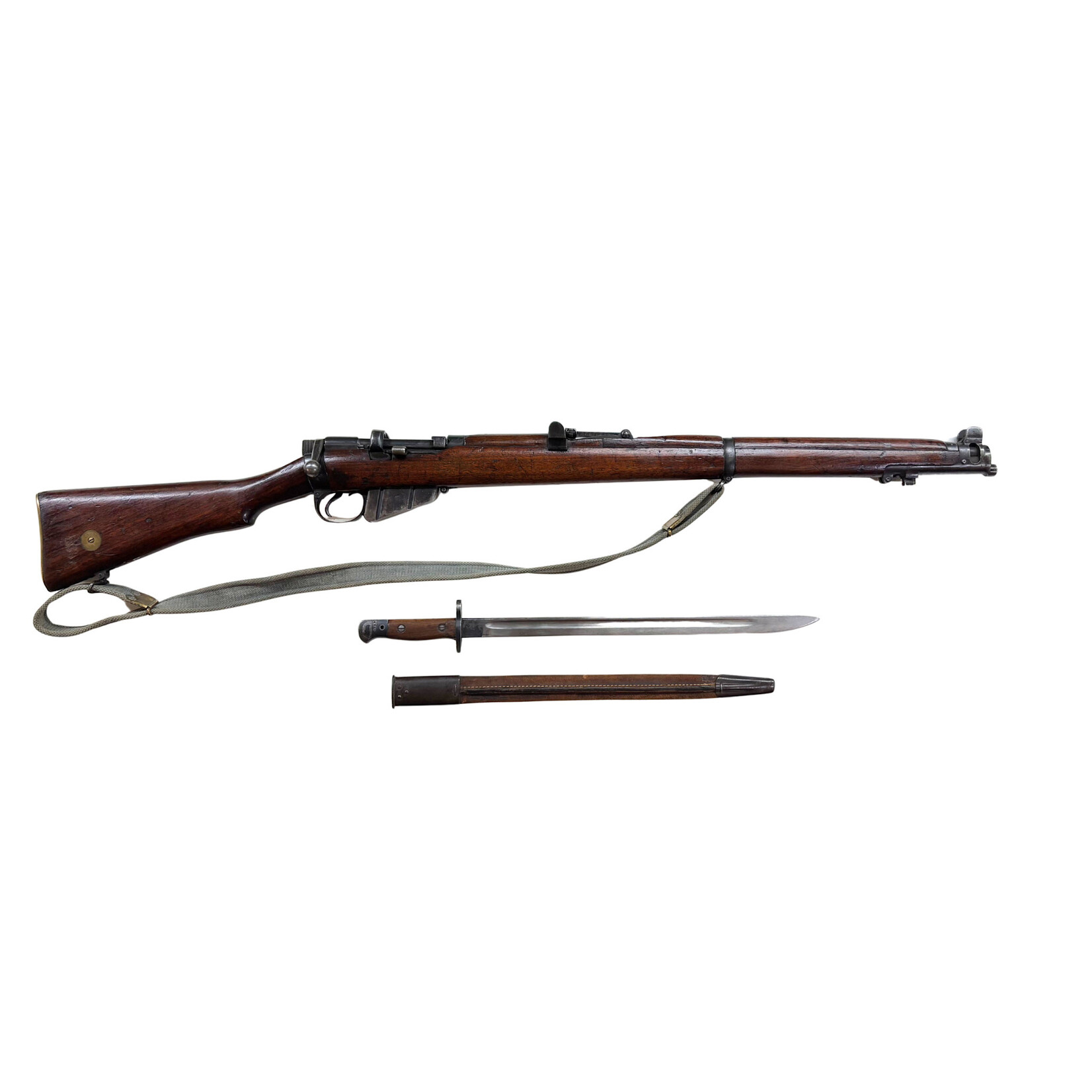 USED LEE ENFIELD 303 BRITISH SHTLE III 1940 25.5" BARREL 10 ROUNDS BAYONET