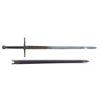 USED COLD STEEL 32" SWORD HAND & HALF WITH SHEATH