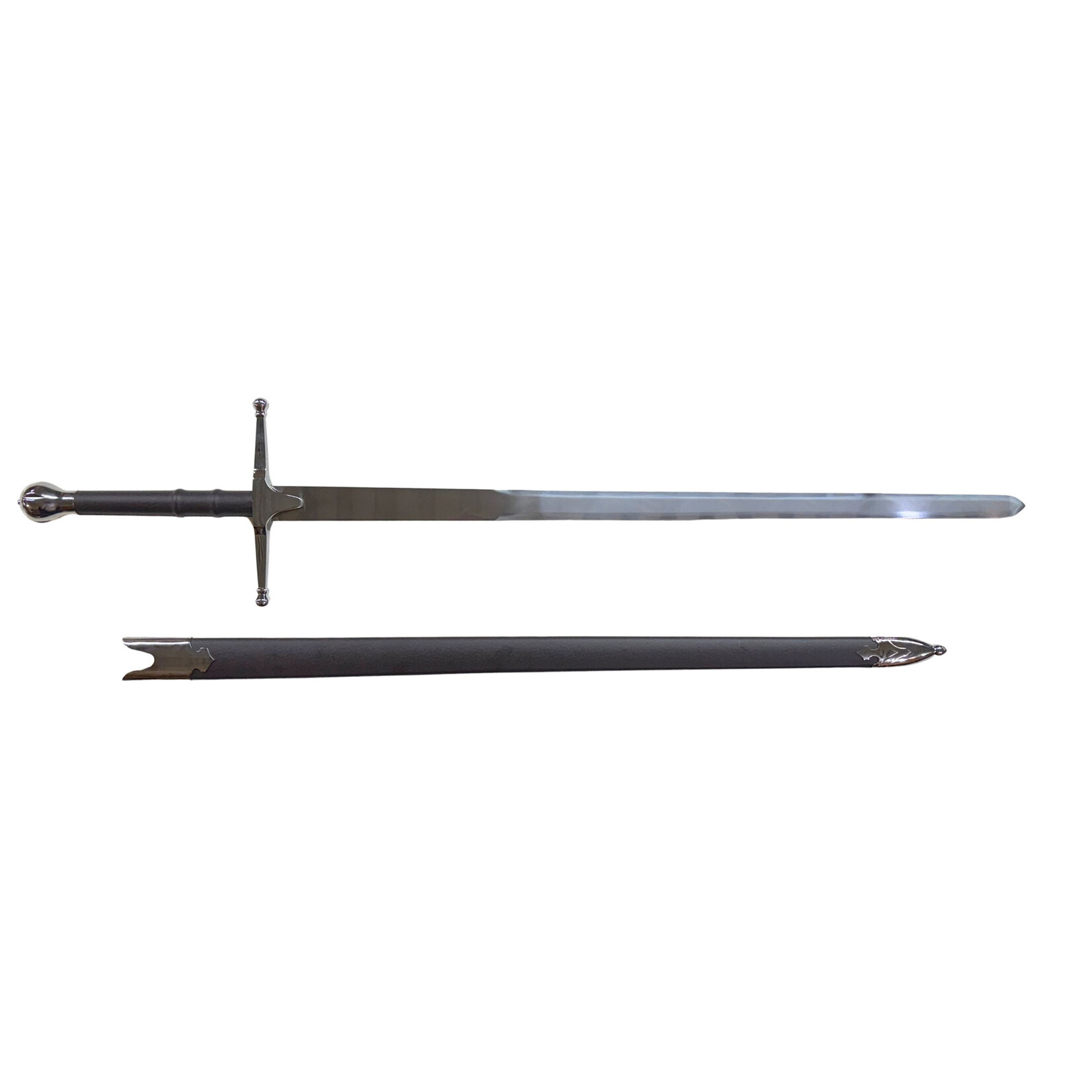 USED COLD STEEL 32" SWORD HAND & HALF WITH SHEATH