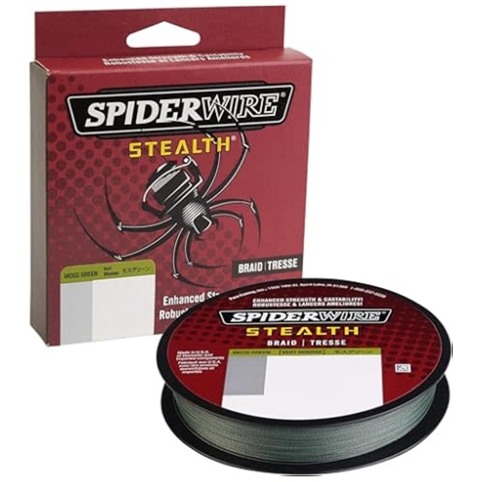 SPIDERWIRE SPIDERWIRE STEALTH BRAID TRANSLUCENT 125 YRDS