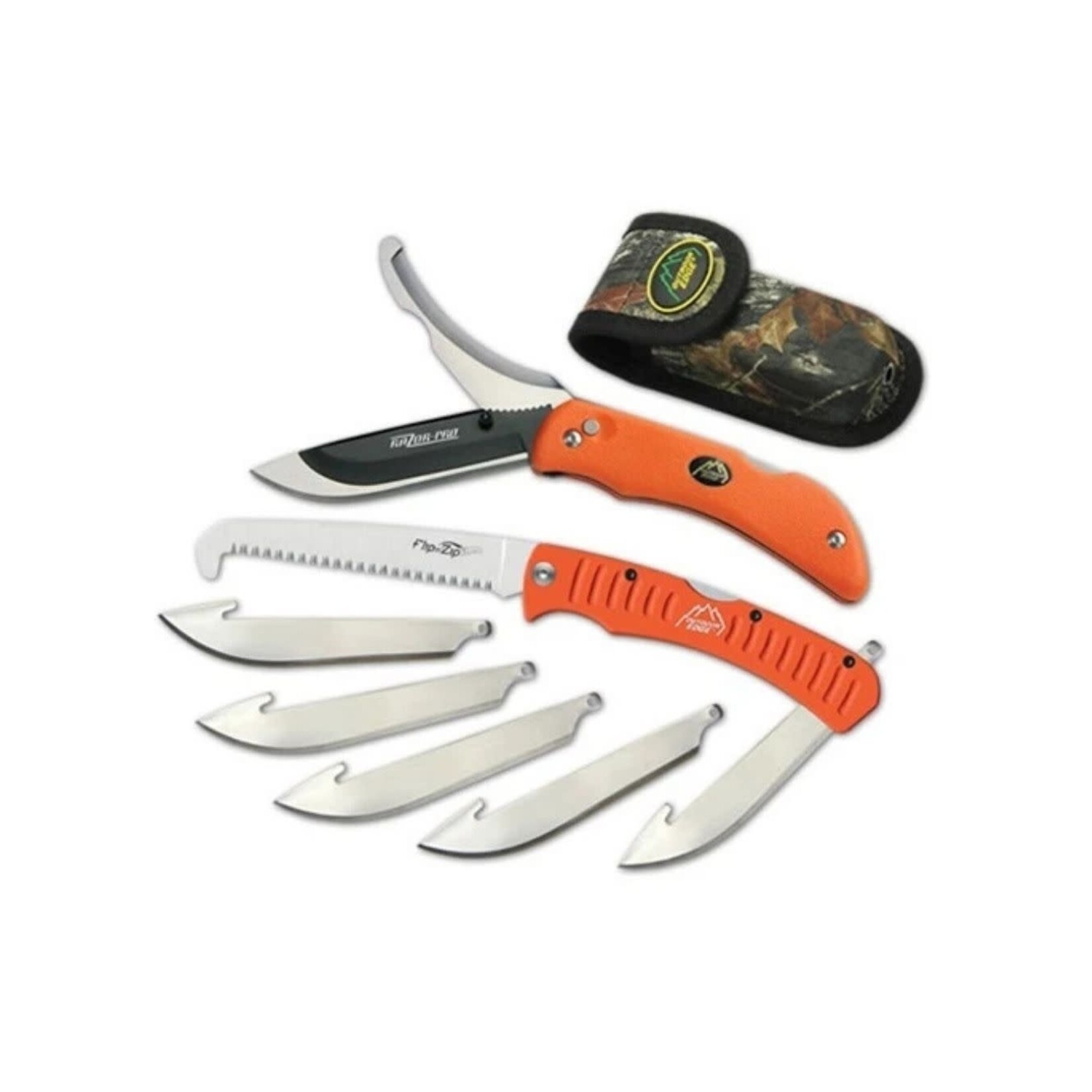 OUTDOOR EDGE RAZOR PRO/ SAW COMBO ORANGE 6 BLADES