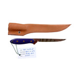 MORRIS KNIVES MORRIS KNIVES FILLET KNIFE 6” BLADE PURPLE G10 AEB-L OL 10 1/4”