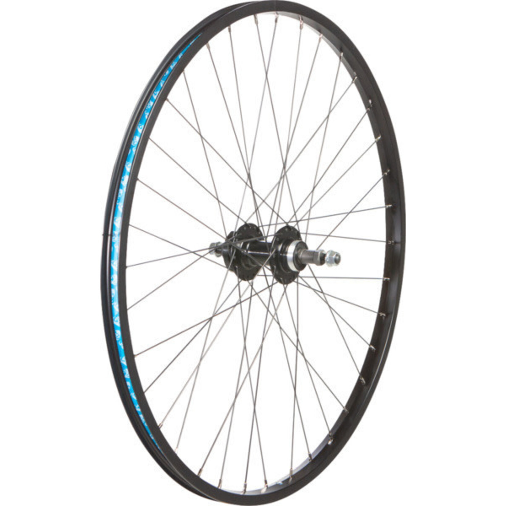 49N 49N WHEEL REAR 26” RIM/DISC NUT BLACK