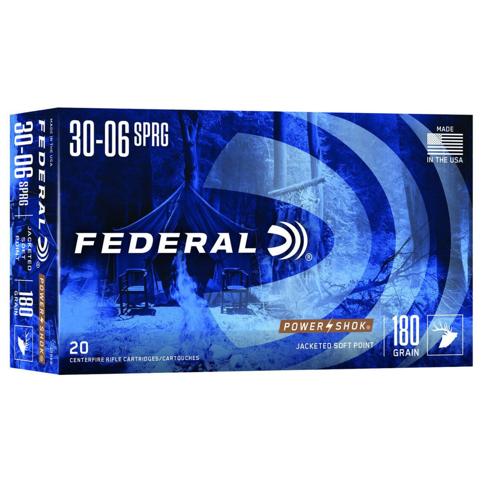 FEDERAL FEDERAL 30-06 SPRINGFIELD 180 GRAIN SP