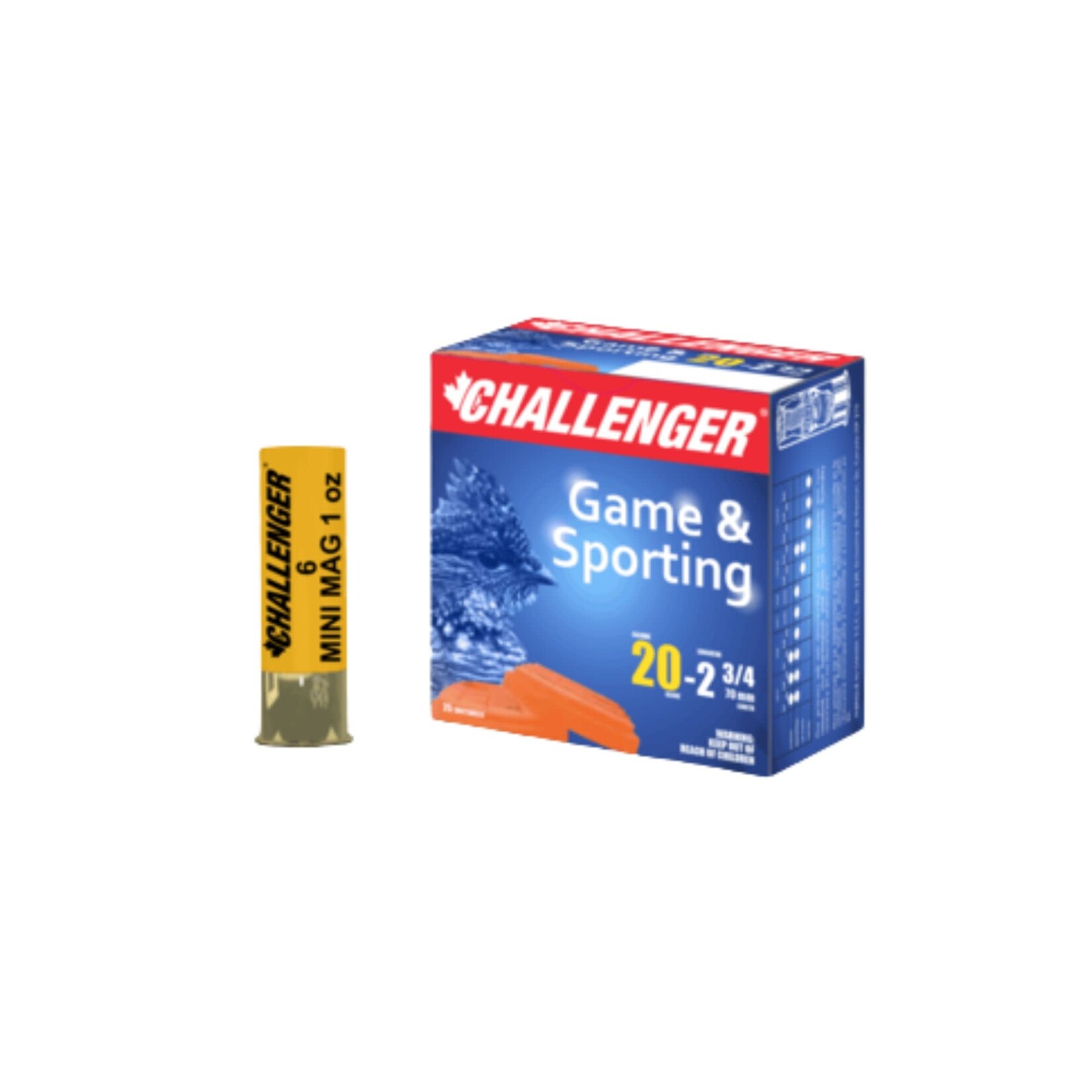 CHALLENGER CHALLENGER 20 GAUGE 2 3/4 #7 7/8 OZ