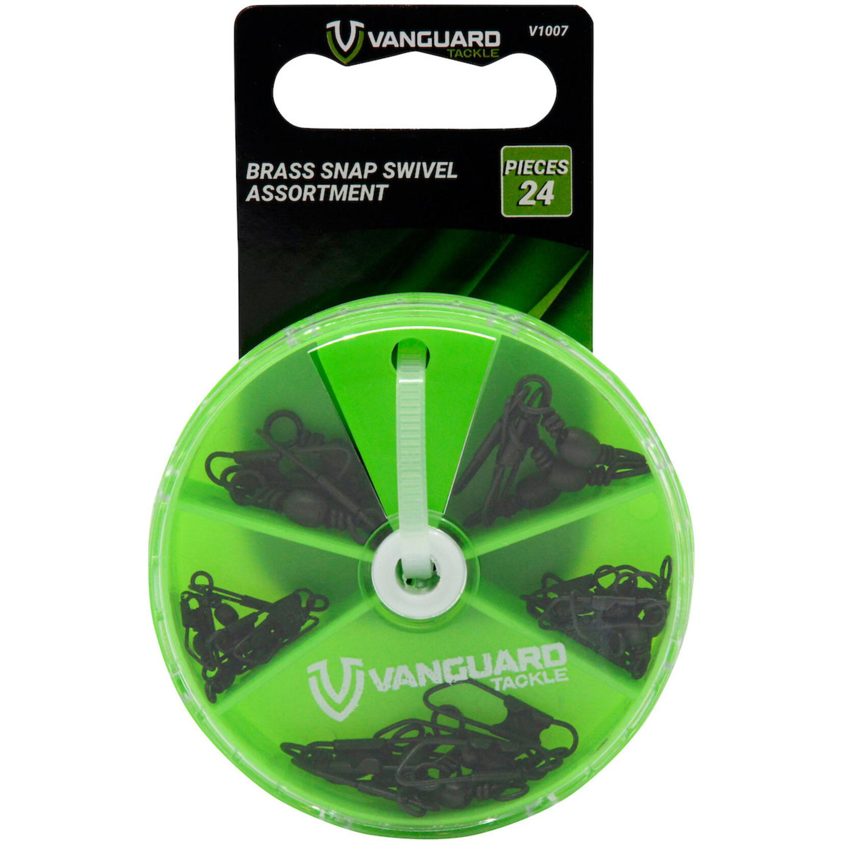 VANGUARD VANGUARD BRASS SNAP SWIVEL ASSORTMENT 24 PIECES