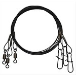 Eagle Claw EAGLE CLAW 18" STEAL LEADER 30 LBS TEST BLK