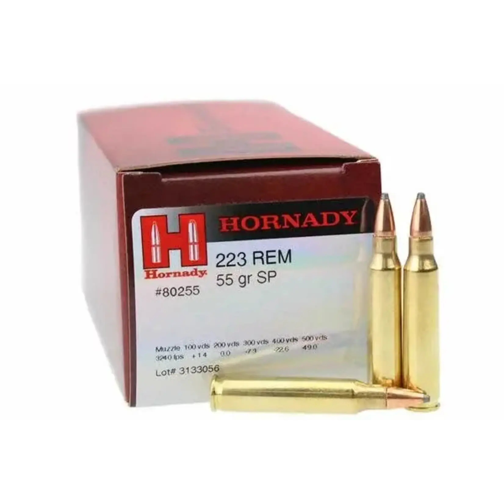 HORNADY MFG. CO. HORNADY 223 REM 55 GR SP BRASS 50 RNDS