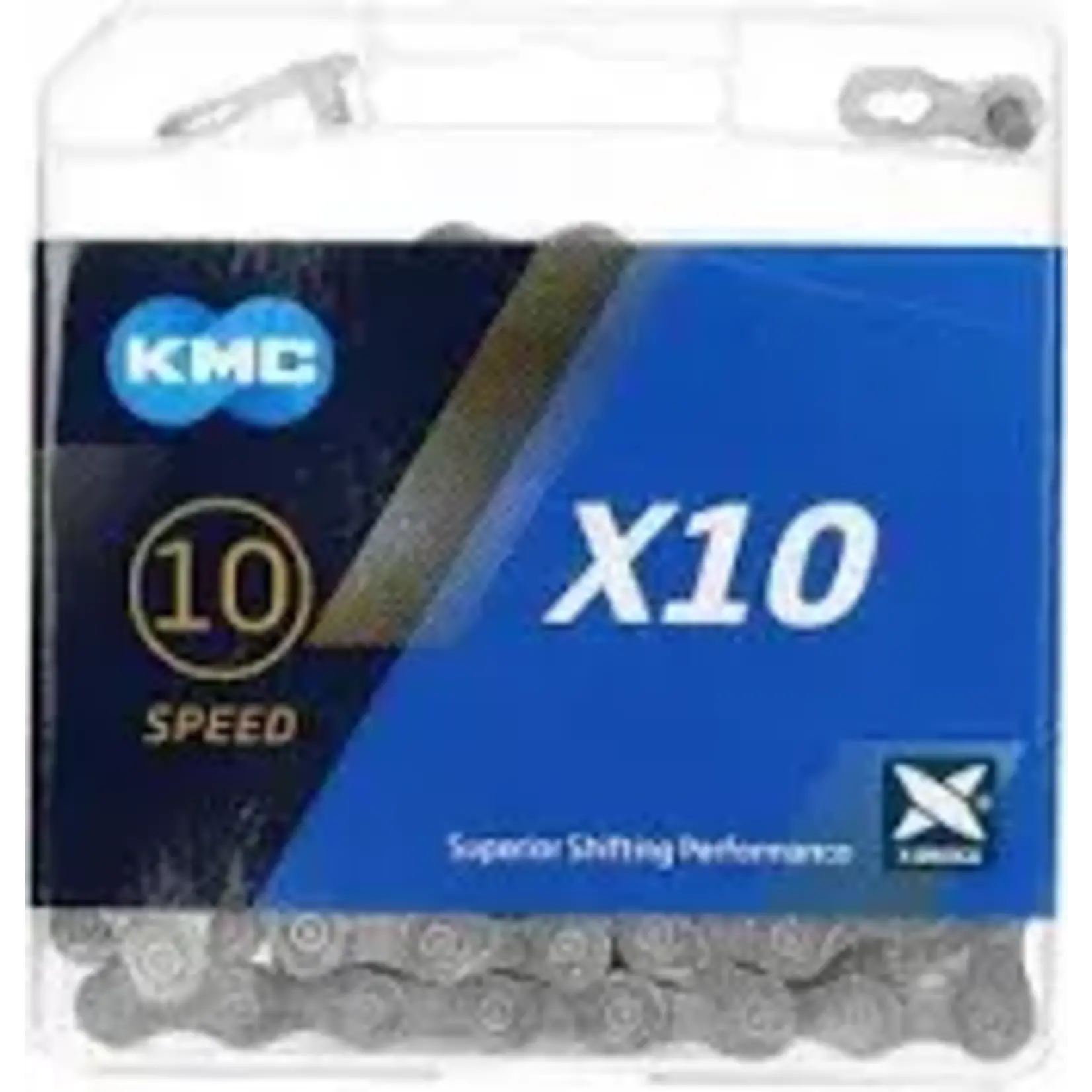 KMC e10 CHAIN 10 SPEED SILVER/SILVER